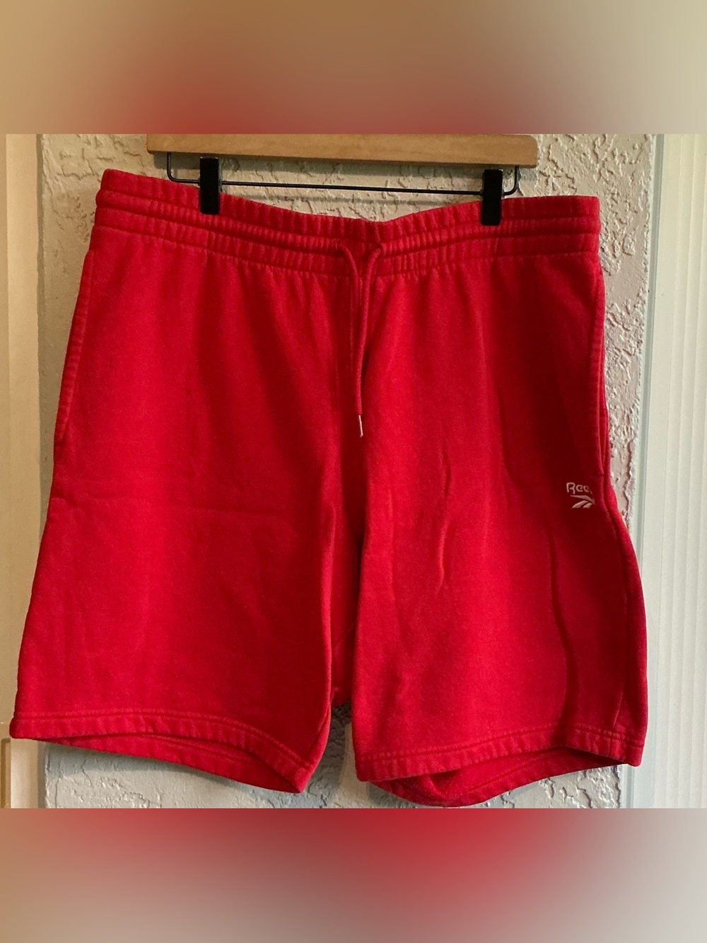 Reebok Red Men's Athletic Fleece Shorts